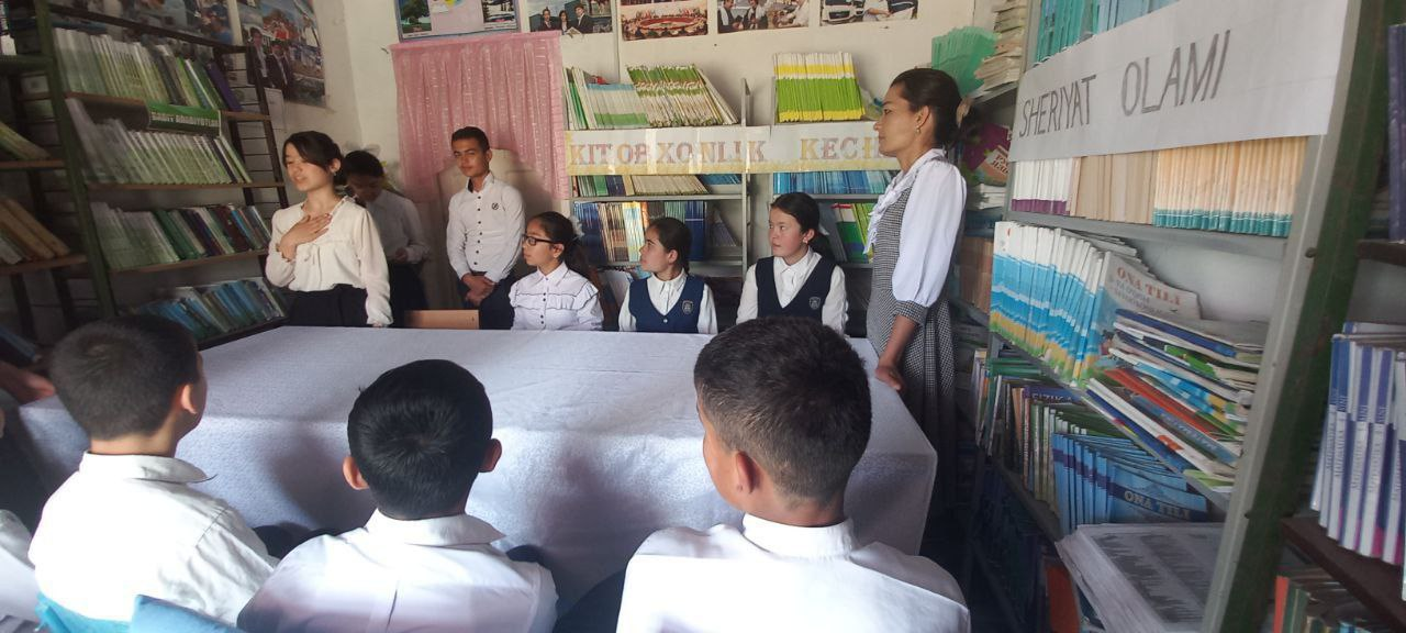 Òzbekiston Respublikasi Prezidentining  5 ta muhim tashabbusning 1-yònalishi bòyicha Yosh adabiyotshunoslar Abdulla Qodiriy ijodiga mansub "Mehrobdan chayon"asarining muhokamasidan foto lavhalar.