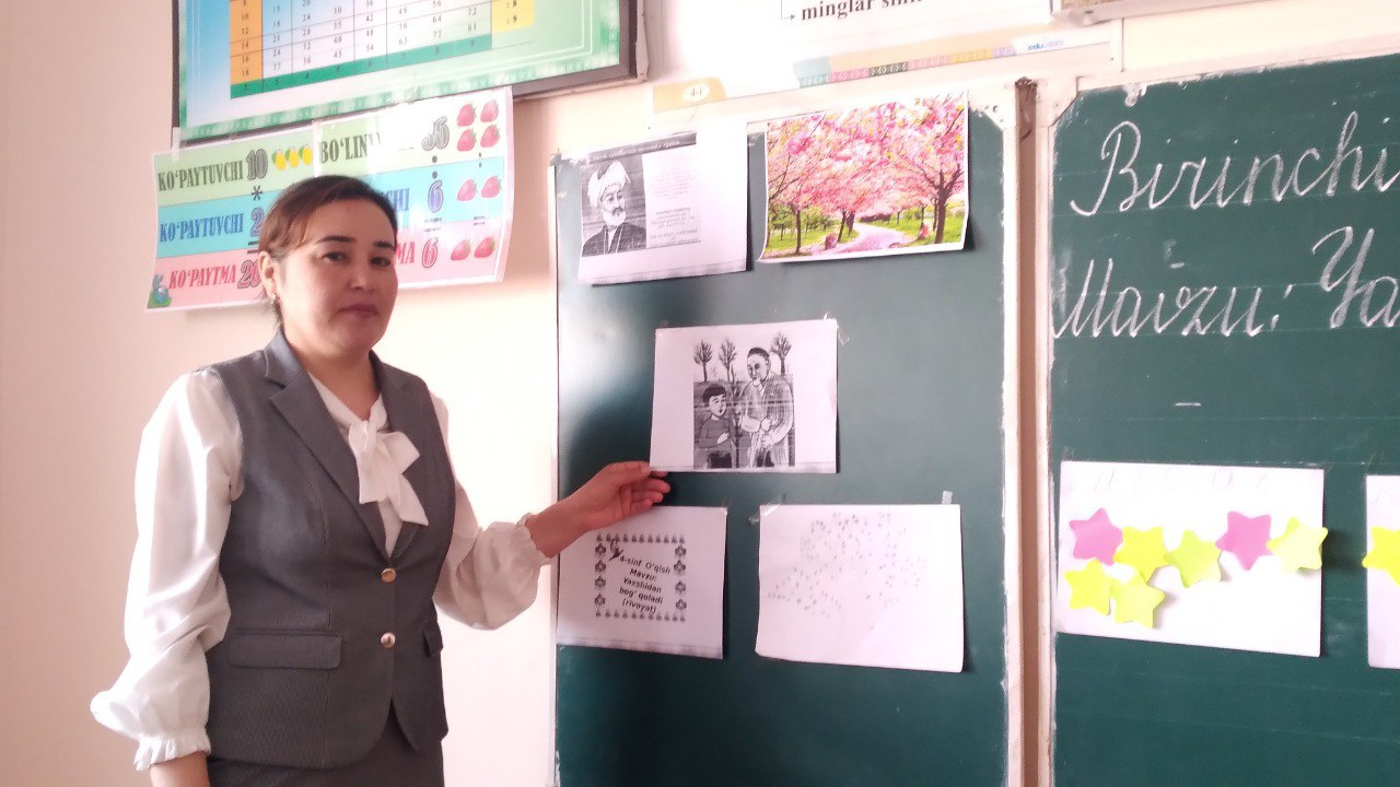 'Yaxshidan bog' qoladi"mavzusidagi ochiq darsidan fotolavhalar